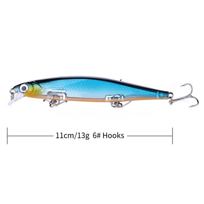 110mm 13g Swimbaits Bass Big Fish Fishing lure sinking Floating Wobblers Hard bait Crankbait Minnow Lure for pike Fishing tackle